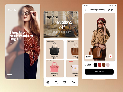 Online Shopping Bags App