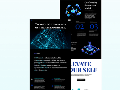 Blockchain Landing Page Design