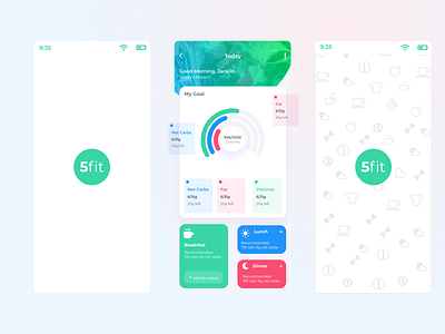 Monitoring Dashboard App app design ui ux