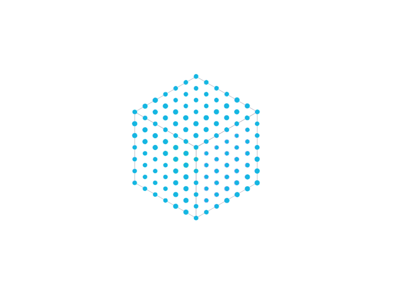 Nest - Assessment animation color dots icons magnify minimal motion nest reveal transitions