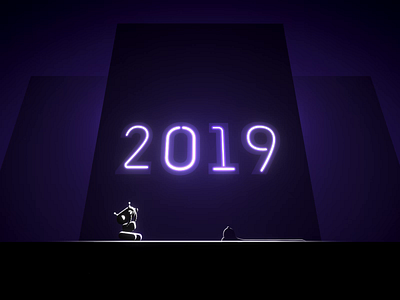 2019 2019 animation character circuits electricity flourescent glow motion power robot sound sound design video animation