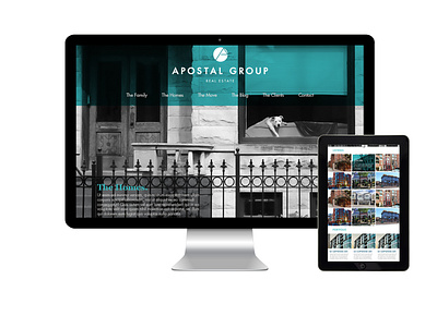 Web Design - Apostal Group branding color design layout web design