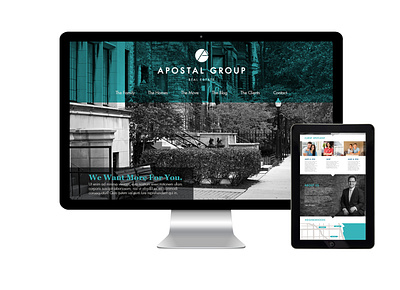 Web Design - Apostal Group branding color design layout web design