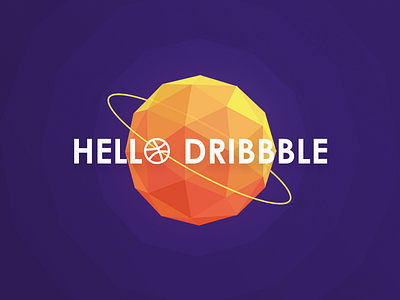 Hello Dribbble dribbble hello