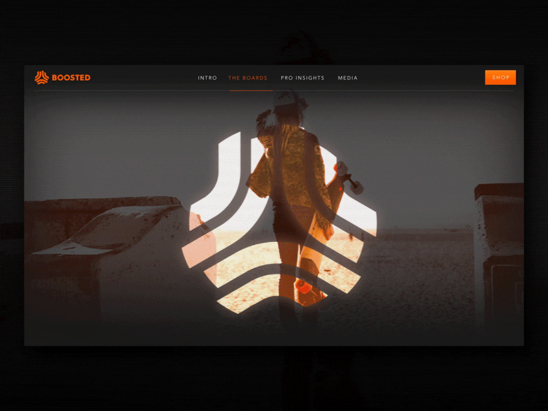 Boosted Boards Animated Web Concept