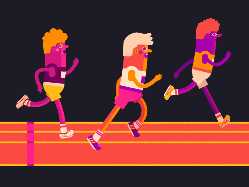 Run Run Run animation character design run cycle