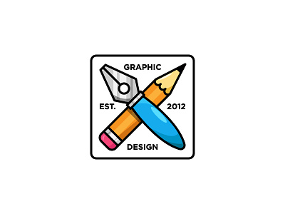 EST 2012 2012 adobe illustrator art charm design flat graphic design icon illustration keychain rebound stickermule vector vector artwork