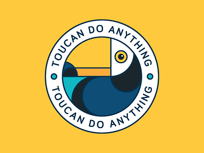 Toucan Sticker adobe illustrator bird circle coaster cute design graphic design icon a day illustration orange sticker toucan tropic ui vector vector artwork