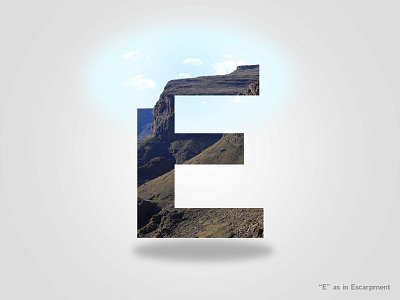 36 Days Of Type Letter "E" 36days 36daysoftype 36daysoftype e doubleexposure font nature typematters typography
