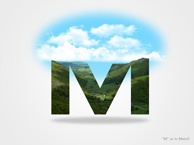 36 Days Of Type Letter M 36days 36daysoftype 36daysoftype m doubleexposure font nature typematters typography