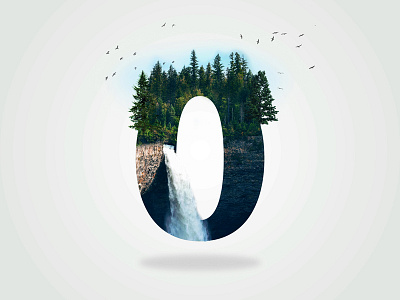 Double Exposure Numbers design double exposure graphic design image nature numbers