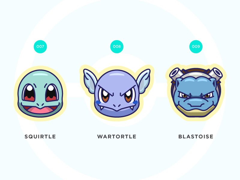 Pokemon First Gen Starter By Boris Garic On Dribbble