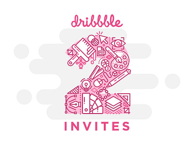 2 Dribbble Invites