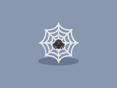 Halloween Spider Web Icon adobe illustrator design art flat halloween halloween design halloween icons illustration scary spider spider web spooky vector vector art vector artwork web
