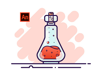 13 Potion Bottle - Adobe Animate