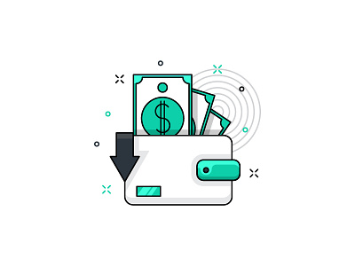 Wololoapp Website Icon #3 adobe illustrator app branding design flat graphic design icon icon a day icon app illustration line art money send ui ux vector vector artwork wallet web website