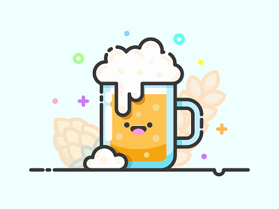 Beer Kawaii Icon