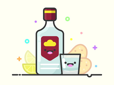 Vodka Kawaii Icon