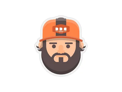 Aaron James Draplin Icon aaron aaron draplin adobe illustrator art branding ddc design design art dribbble field notes flat graphic design graphic designer icon icon a day iconography illustration sticker vector vector artwork