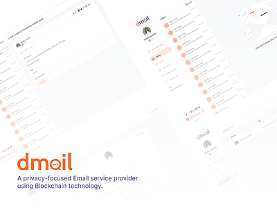 Dmail blockchain dmail email product design
