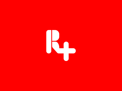 Red plus logo branding graphic design logo motion graphics ui