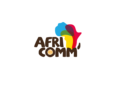 AfriComm' Logo Concept branding design graphic design illustration logo vector