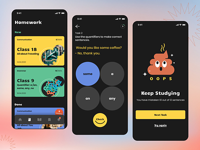 Design for learning english app