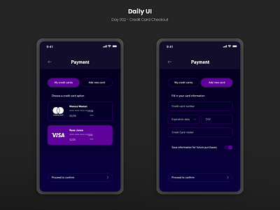 Credit Card Checkout | Daily UI Challenge 002 adobe photoshop adobexd daily ui dailyui design graphic design mobile ui user experience user interface ux webdesign