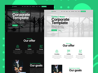 Pagerland - business and corporate landing page template business corporate design landing page ui ui design ux ux design web design