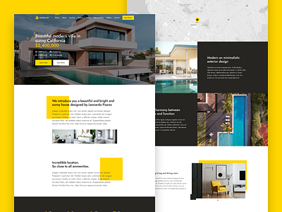 Pagerland - landing page template for real estates