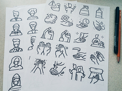 Sketches icon of Coronavirus corona coronavirus drawing hand drawn health icon mask medical perfect pixel sketch sketches virus