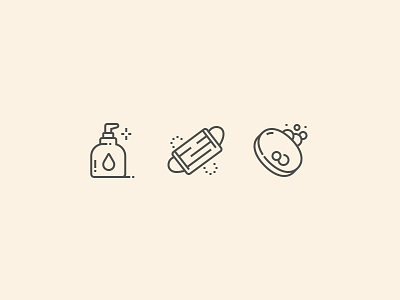 Personal hygiene Icon antiseptic antivirus corona coronavirus design hands hygiene icon mask medical perfect pixel rules soap vector wash