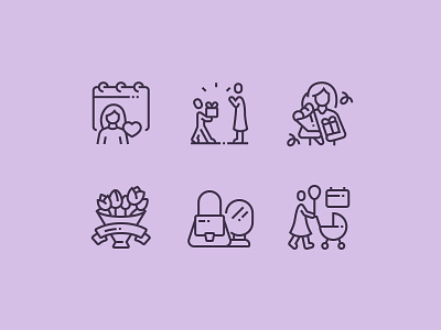 Mother´s Day Icons