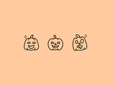 Halloween pumpkins icon