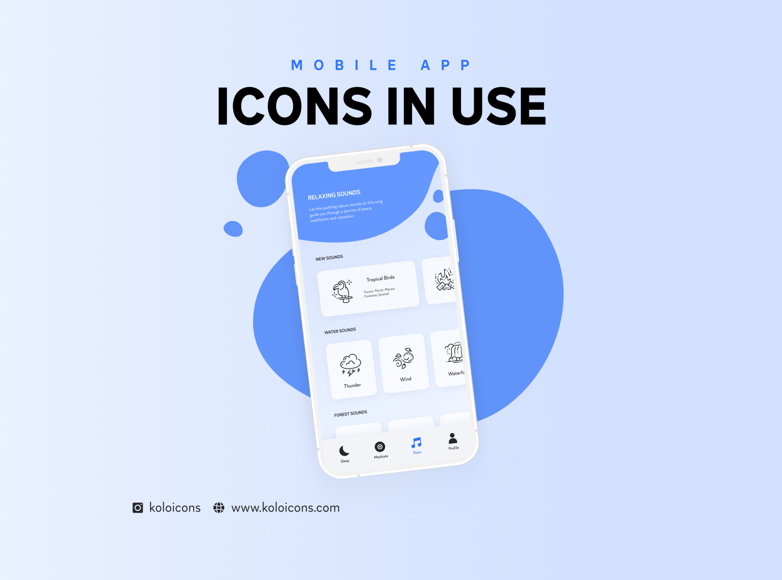 Mobile App by koloicons on Dribbble