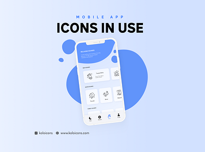 Mobile App app application birds blue design design app graphic icon icons mobile simple sound tropical use using vector wind