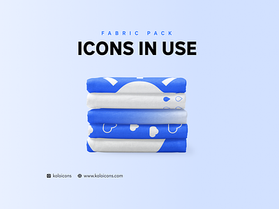 Fabric pack Icons blue design fabric fashion graphic icon use icons illustration perfect pixel simple use
