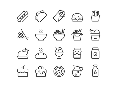 Tasty Food Icons