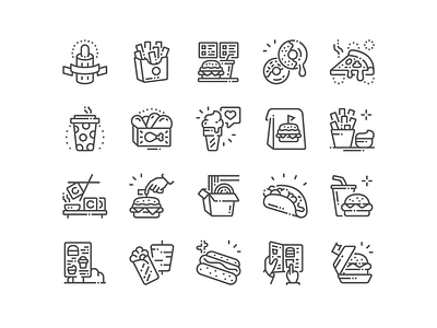 Fast Food Icons