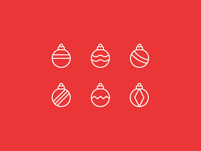 Christmas balls Icons balls celebrate celebration christmas christmas tree icon icons new year party perfect pixel red tree ui