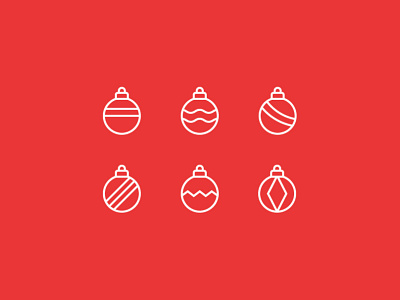 Christmas balls Icons