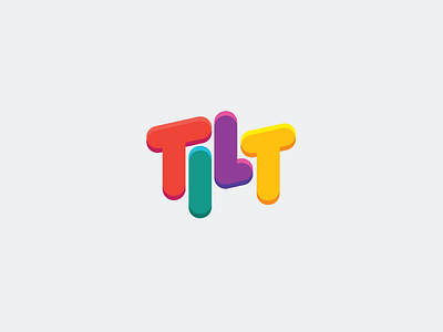 Tilt Logo card fun game logo