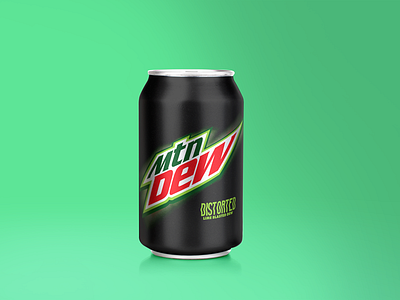 Mountain Dew Distorted - MRDP #04 branding dew distortion mountain packaging product soda