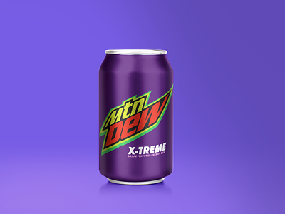 Mountain Dew Xtreme - MRDP #06 can dew label mountain packaging product