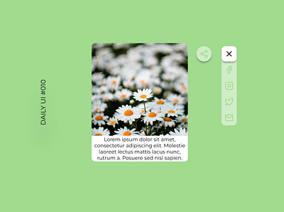 Daily UI #010 010 dailyui social share