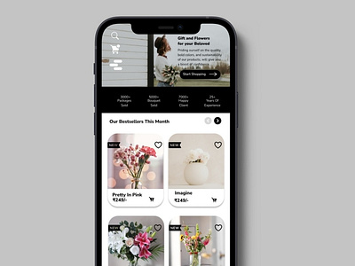 The flower house ( responsive website design ) 2022 design graphic design instagram post landing page responsive website design ui uiux user experience web website design