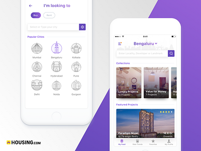 Daily UI Challenge #6 6 city housing locate minimal search simple ui ux vedhage