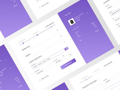 Daily UI Challenge #9 9 cart fields flow minimal payment shipping simple ui user interface ux vedhage