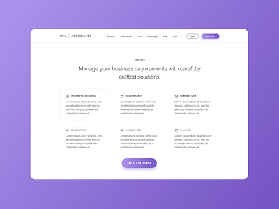 Daily Ui Challenge #16 2d features interface material services simple sketchapp typography ui ux white