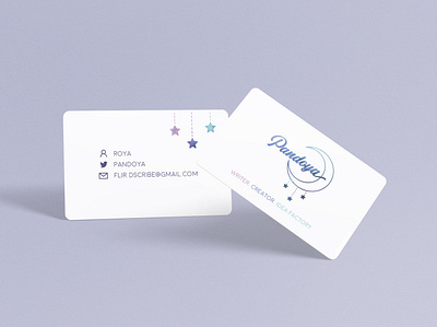 Pandoya business card design logo stationary typography